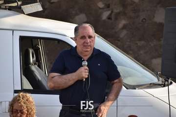 Luchada canaria y espectáculo de Maestro Florido en Lomo Magullo/Francisco Javier Santana.